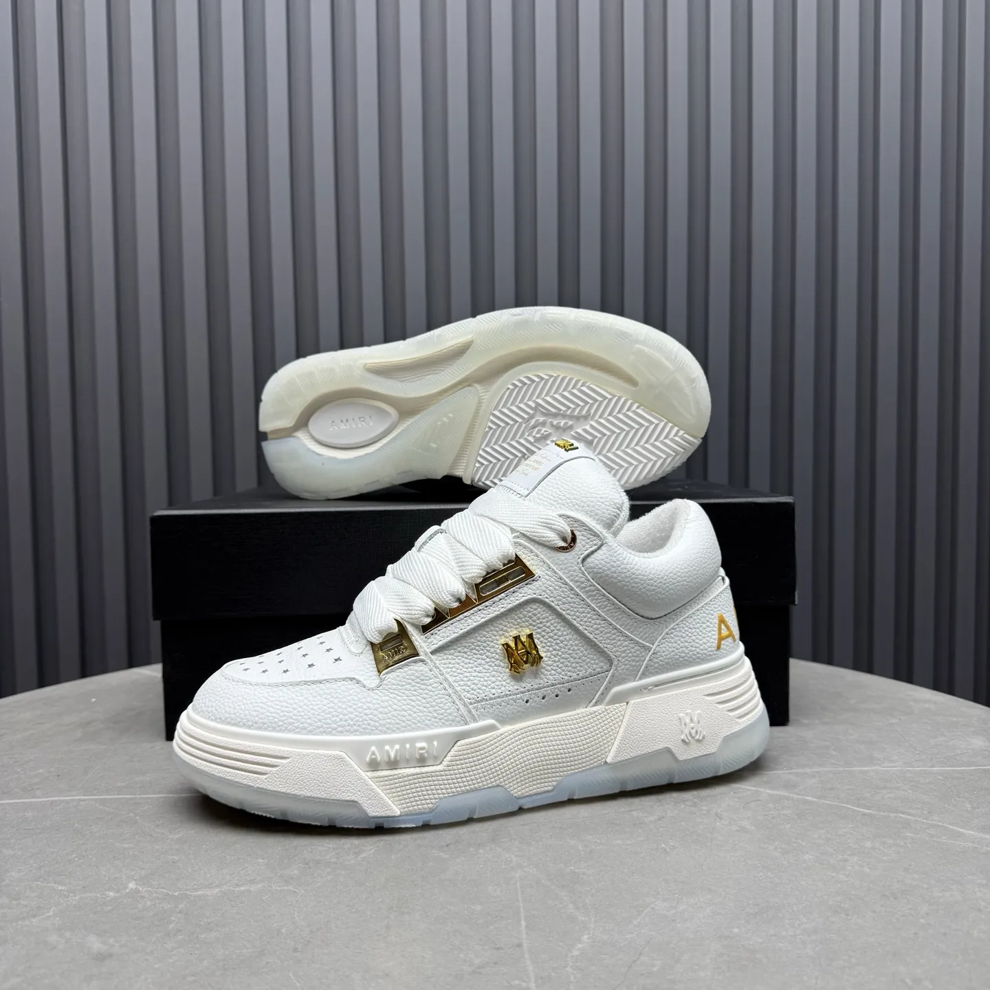 Men's shoes 💰660💰 AMIRI AMIRI trendy brand hot sale 🔥 Available all year round, couples 💑 Official website synchronization Imported fabrics 1⃣️ vs 1⃣️ replica, original factory special original sole, 35-45 (45. non-refundable)